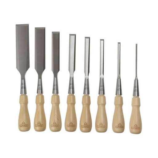 Stanley® Hand Tools Sweetheart Socket Chisel Set, 8 Piece: 3 6 8 12 15 18 25 & 32mm STANLEY® Hand Tools - RockBottom Nothampton