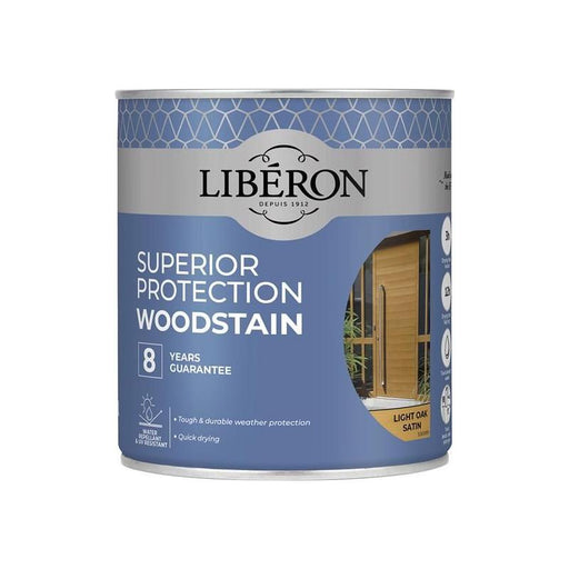 Liberon Superior Protection 8 Year Woodstain Light Oak Satin 750ml Liberon - RockBottom Northampton