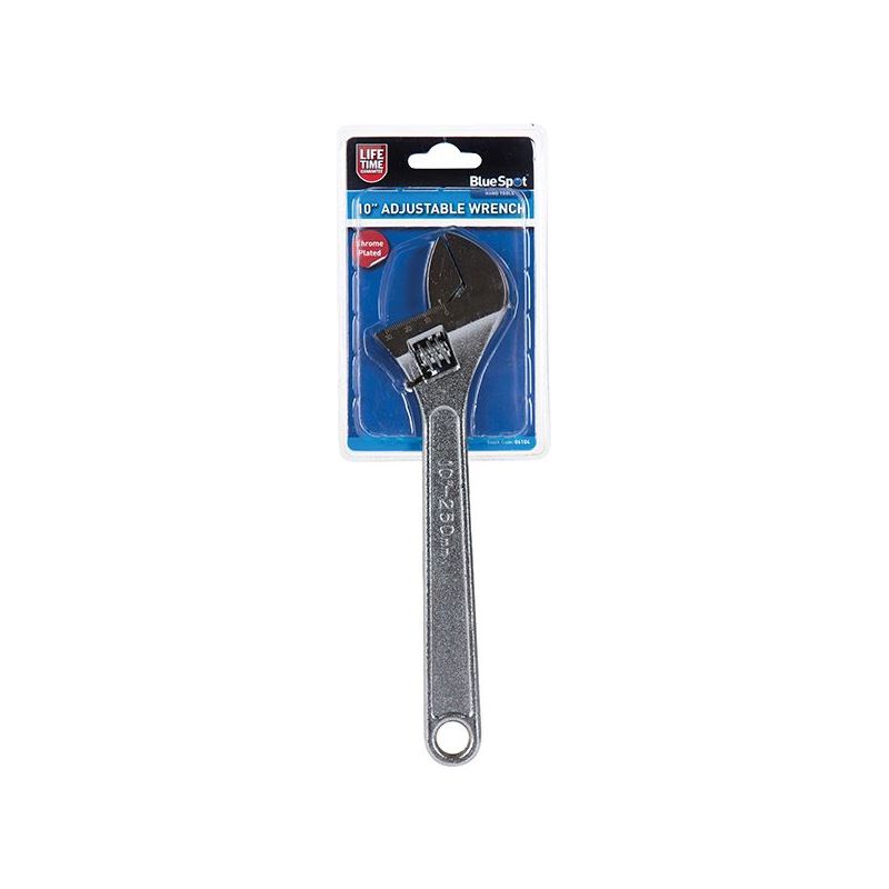 Bluespot Tools Adjustable Wrench 250mm (10in) BlueSpot Tools - RockBottom Northampton