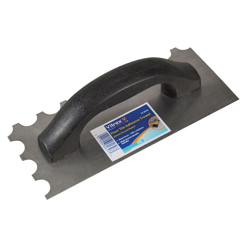 Vitrex Economy Tile Trowel 20mm U Notches Vitrex - RockBottom Northampton