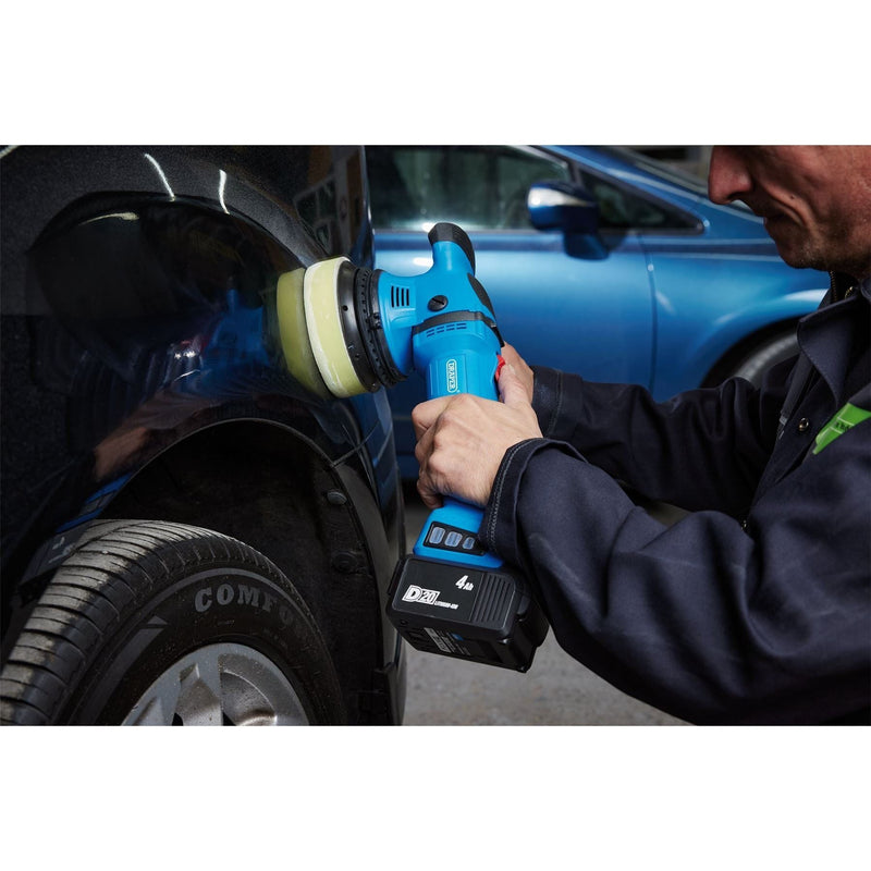Draper D20 20V Brushless Random Orbit Polisher, 125mm (Sold Bare) Draper - Town Tools