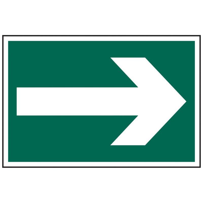 Scan Arrow Symbol - PVC Sign 300 x 200mm Scan - RockBottom Nothampton