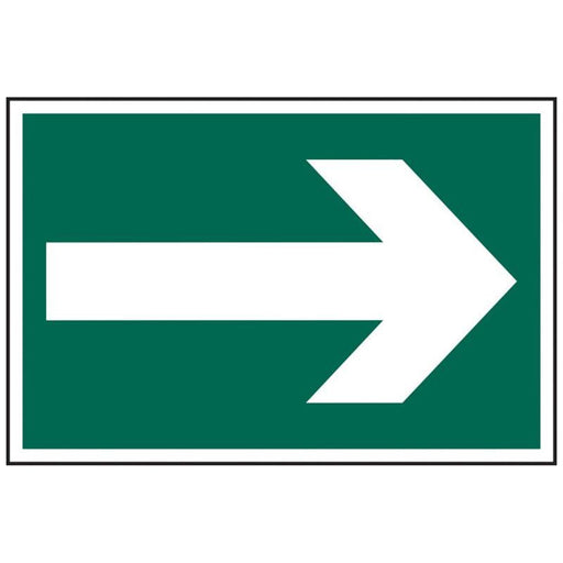 Scan Arrow Symbol - PVC Sign 300 x 200mm Scan - RockBottom Nothampton