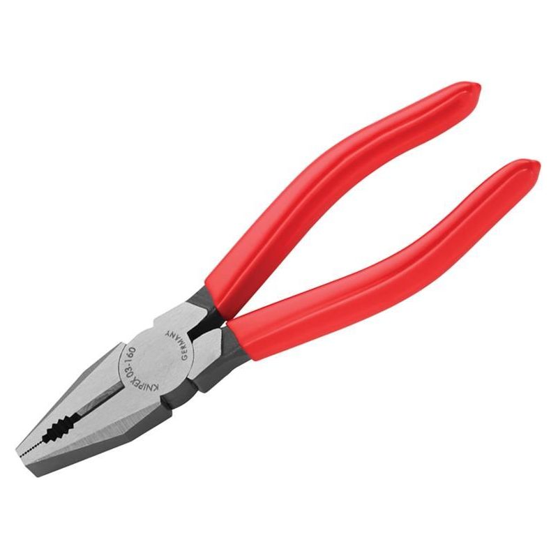 Knipex Combination Pliers PVC Grip 160mm Knipex - RockBottom Northampton