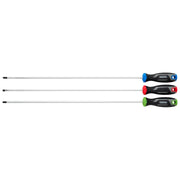 Draper Long Reach Soft Grip Screwdriver Set (3 Piece) Draper - Town Tools