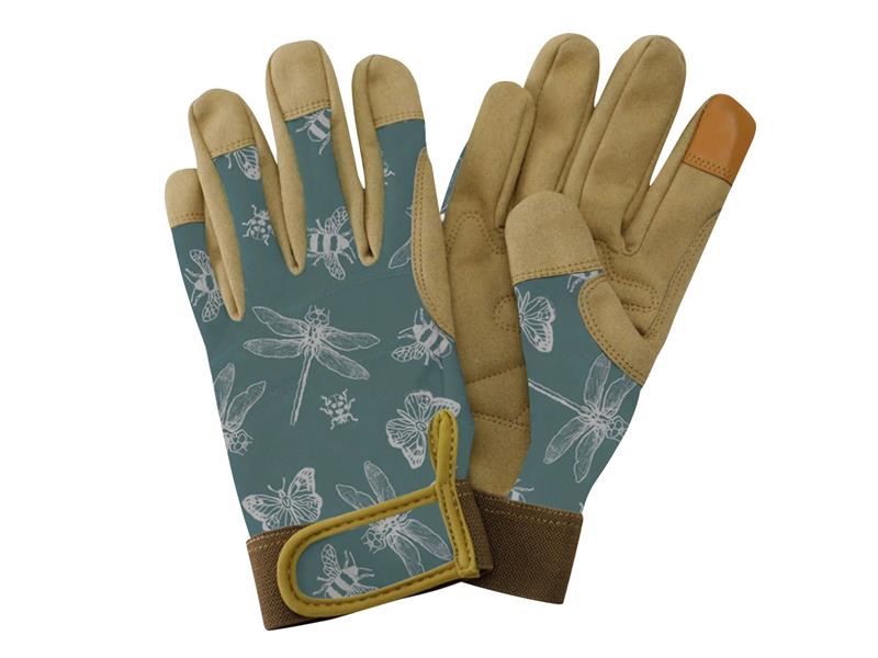 Kent & Stowe Flutter Bugs Teal Premium Comfort Gloves - Ladies Small Kent & Stowe - RockBottom Northampton