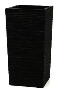 Primeur Serenity Wavy Line Self-Watering Planter 67cm Steel Grey