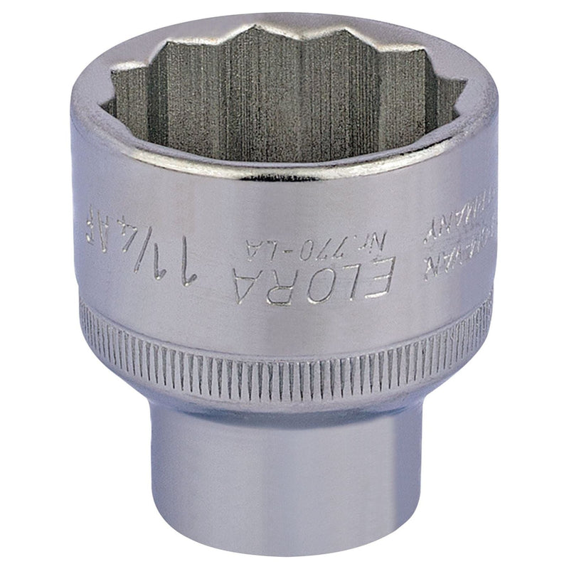 Draper Elora Bi-Hexagon Socket, 1/2" Sq. Dr., 1.1/4" 24517 Draper - Town Tools 
