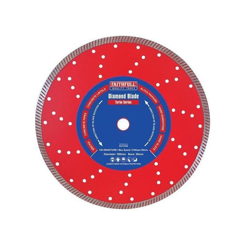 Faithfull Turbo Cut Diamond Blade 125 x 22mm Faithfull - RockBottom Northampton