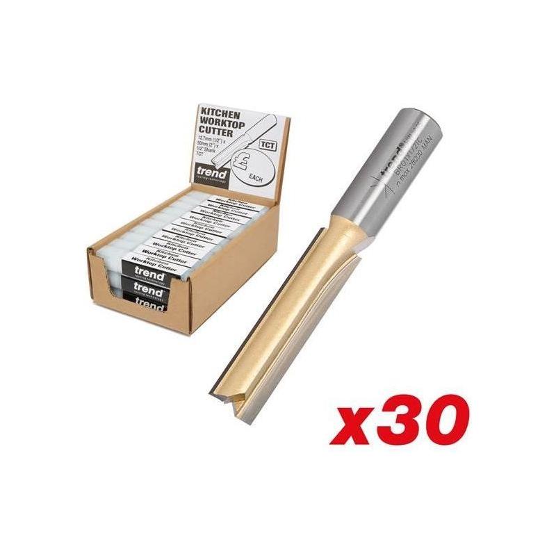 Trend BR01 1/2in 50mm Kitchen Worktop Cutter Display (30 Cutters) Trend - RockBottom Northampton