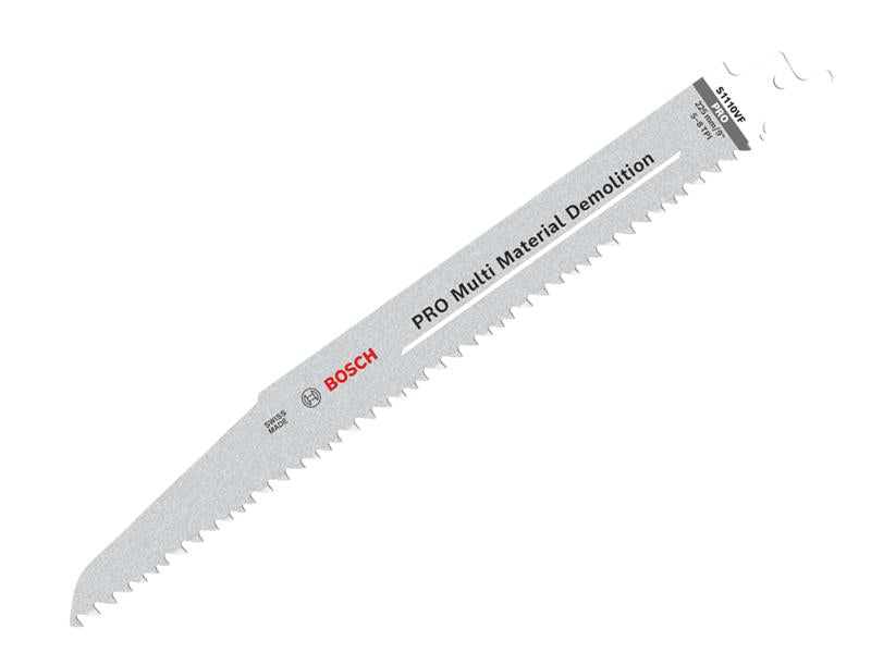 Bosch S1110VF Heavy Duty Reciprocating Saw Blade