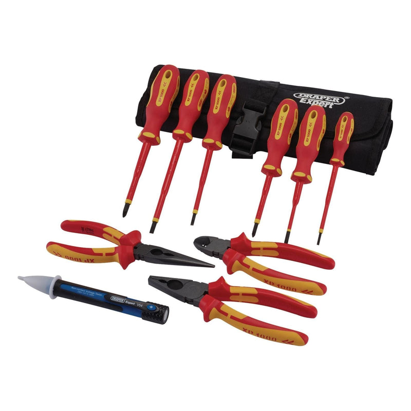 Draper XP1000 VDE Electrical Tool Kit (10 Piece) Draper - Town Tools