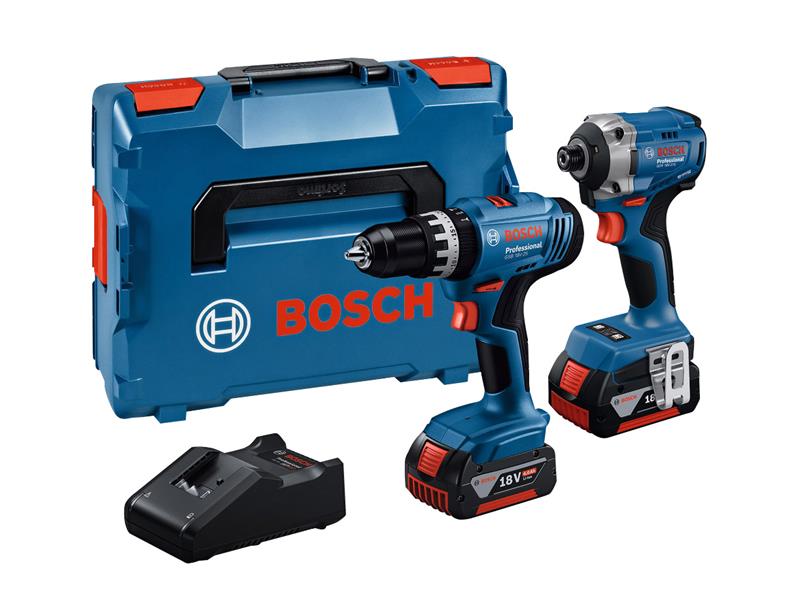 Bosch Professional Twin Pack 18V 4.0Ah Power Tools