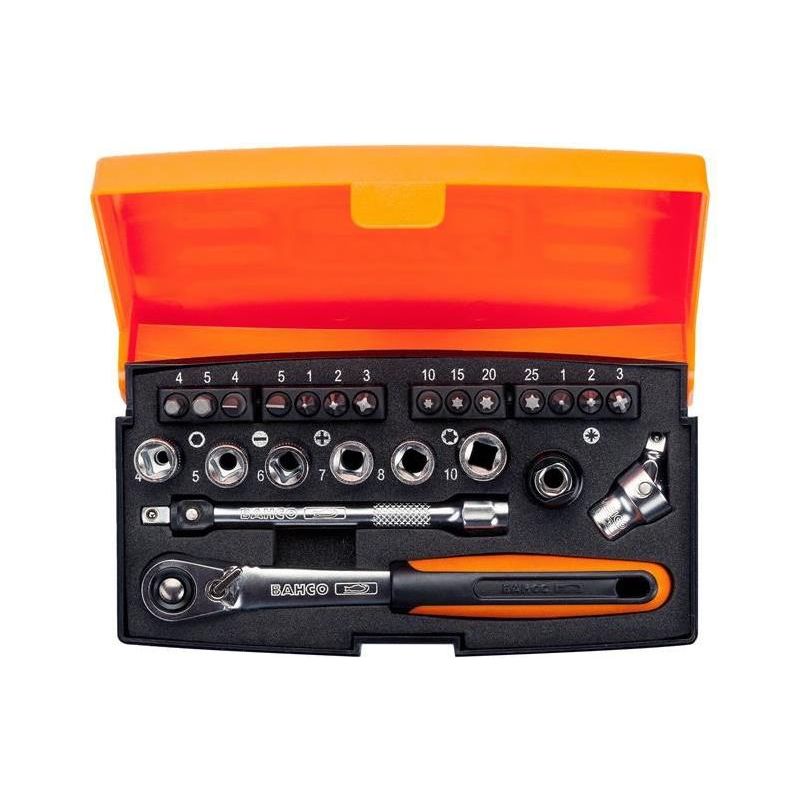 Bahco SL24 1/4in Drive Socket Set, 24 Piece Bahco - RockBottom Northampton