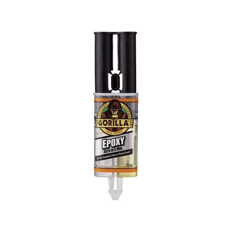 Gorilla Glue Gorilla 5 Min 2-Part Epoxy Syringe 25ml Gorilla Glue - RockBottom Northampton