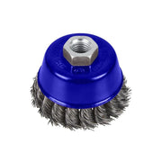 Bluespot Tools Twist Knot Cup Brush 75mm M14 X 2 BlueSpot Tools - RockBottom Northampton