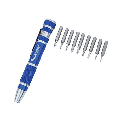 Bluespot Tools 9-in-1 Screwdriver Bit Set BlueSpot Tools - RockBottom Northampton
