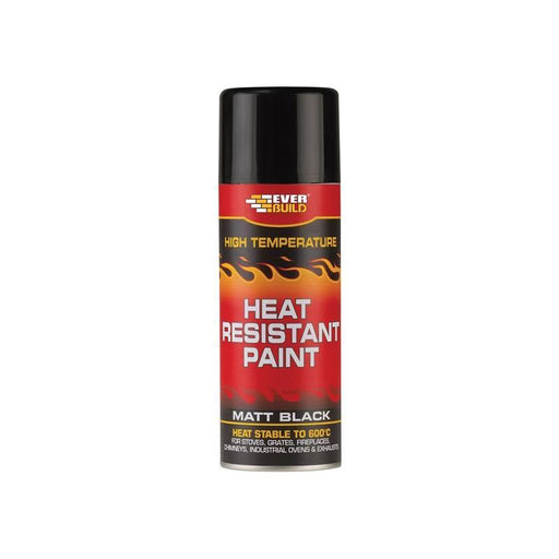 Everbuild Sika Heat Resistant Paint Aerosol 400ml Everbuild Sika - RockBottom Northamptin