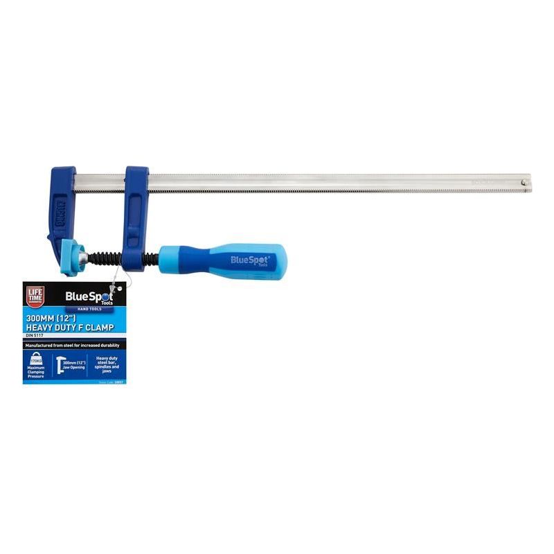 Bluespot Tools Heavy-Duty F-Clamp 50 x 300mm BlueSpot Tools - RockBottom Northampton
