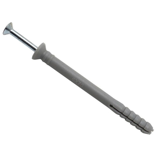 Masonmate® Nylon Hammer-In Fixing 6 x 70mm (100) MASONMATE® - RockBottom Northampton