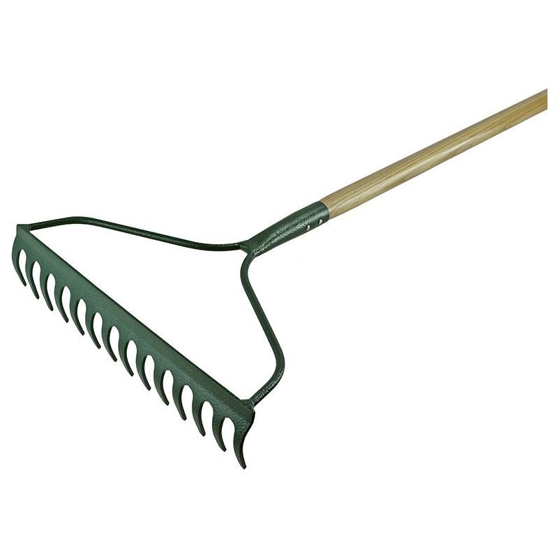 Faithfull Countryman Garden Rake 14 Flat Tines Faithfull - RockBottom Northampton
