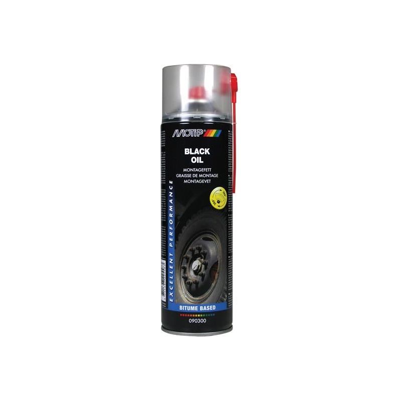 Motip® Pro Black Oil Spray 500ml MOTIP® - RockBottom Northampton