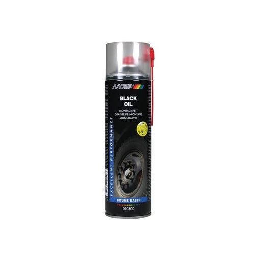 Motip® Pro Black Oil Spray 500ml MOTIP® - RockBottom Northampton
