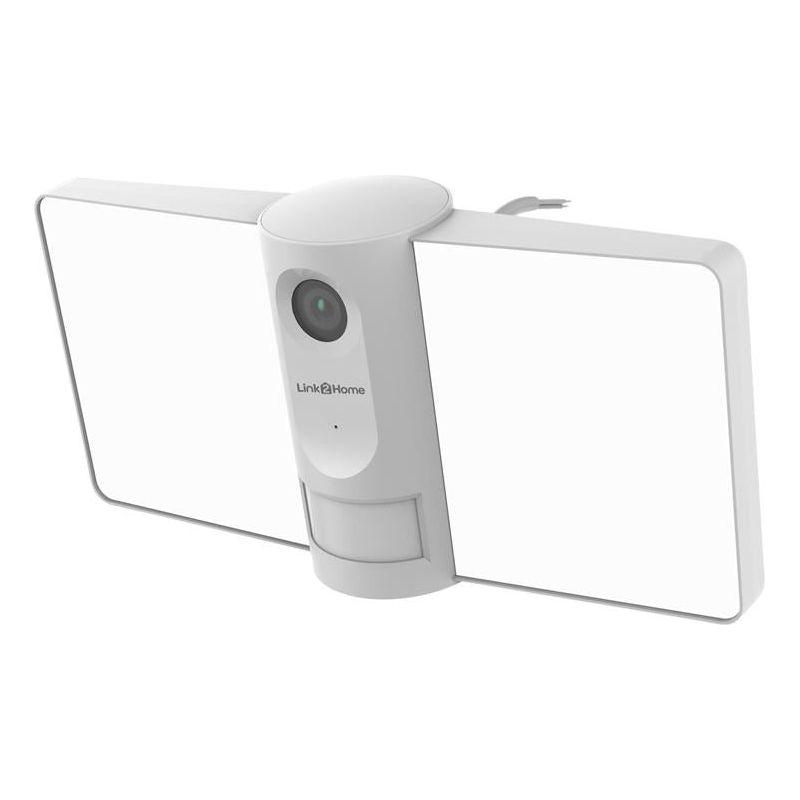Link2Home Outdoor Smart Floodlight Camera 2K 4MP White Link2Home - RockBottom Northampton