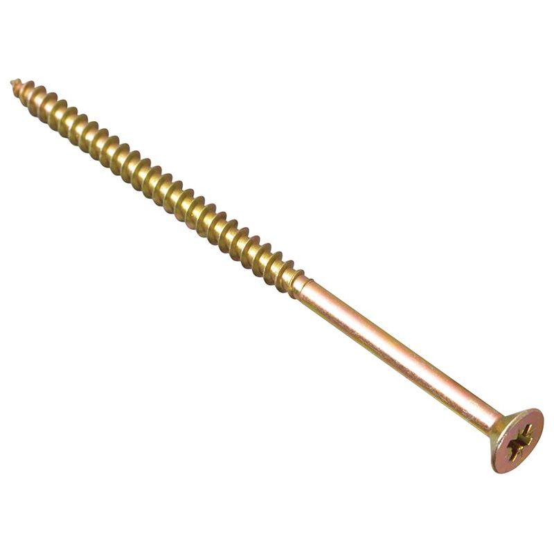 Forgefix Multi-Purpose Pozi Compatible Screw CSK ST ZYP 6.0 x 150mm Box 100 ForgeFix - RockBottom Northampton