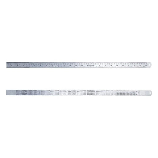 Faithfull Steel Rule 600mm / 24in x 25mm Faithfull - RockBottom Northampton