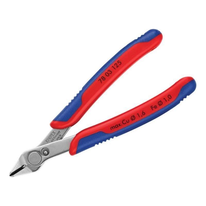 Knipex Electronic Super Knips® Multi-Component Grip 125mm Knipex - RockBottom Northampton