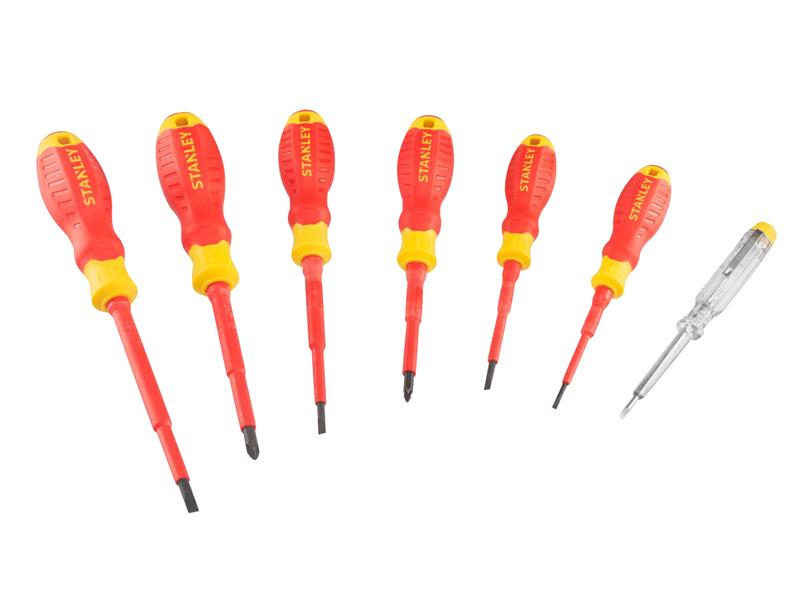 STANLEY® Hand Tools VDE Screwdriver Set, 7 Piece