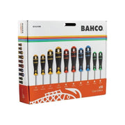 Bahco BAHCOFIT Coloured Handle Screwdriver Set, 10 Piece Bahco - RockBottom Northampton