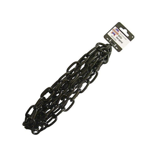 Faithfull Black Japanned Chain 6.0mm x 2.5m - Max. Load 250kg Faithfull - RockBottom Northampton
