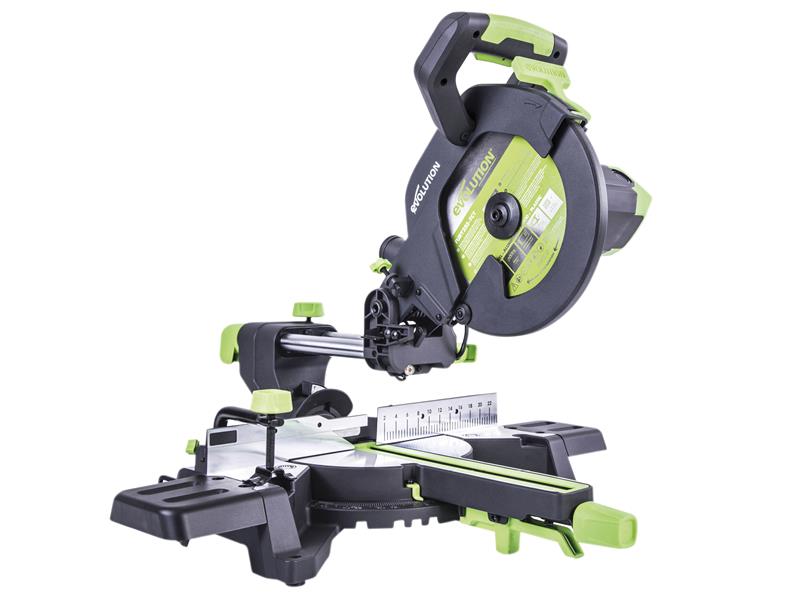 Evolution - F255SMS TCT Multi-Material Sliding Mitre Saw 255mm 1600W 240V