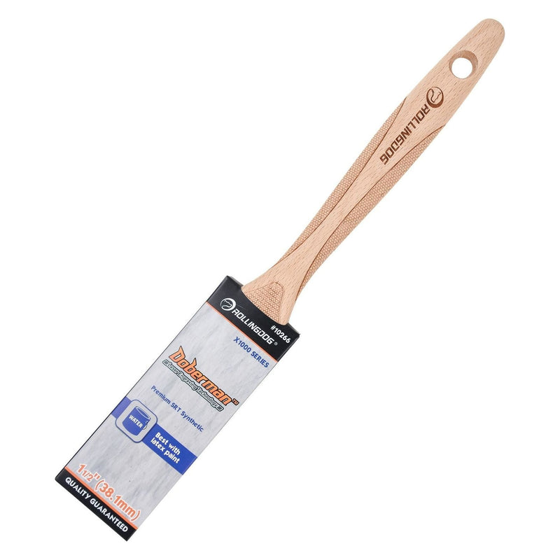 Draper Rollingdog Doberman X1000 Series Flat Paint Brush, 1.5" Draper - Town Tools