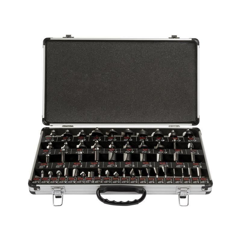 Trend 1/4in TCT Router Bit Starter Set, 50 Piece Trend - RockBottom Northampton