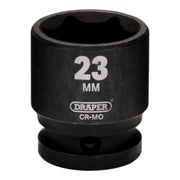 Draper Draper HI-TORQ Metric Impact Socket, 1/2" Sq. Dr., 23mm Draper - Town Tools