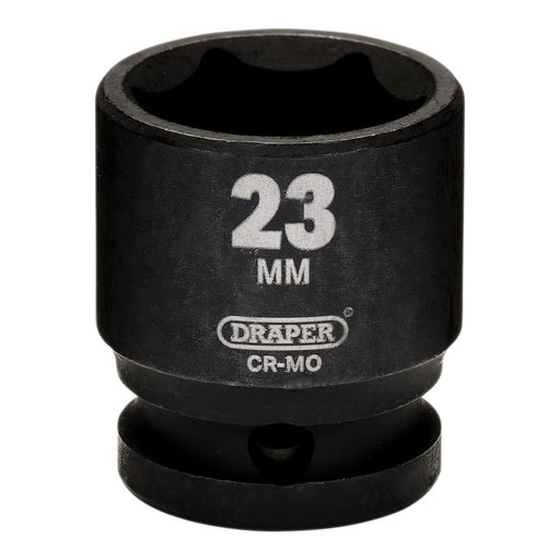 Draper Draper HI-TORQ Metric Impact Socket, 1/2" Sq. Dr., 23mm Draper - Town Tools