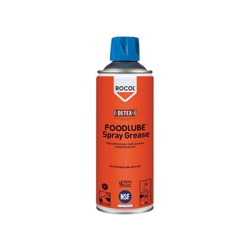 Rocol FOODLUBE® Spray Grease 400ml ROCOL - RockBottom Nothampton