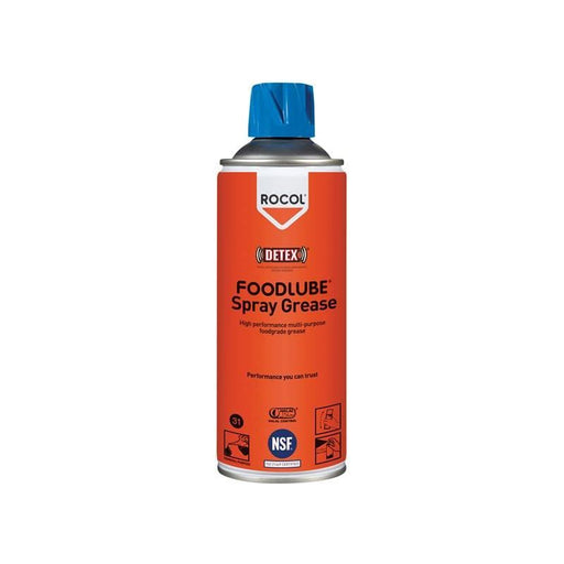 Rocol FOODLUBE® Spray Grease 400ml ROCOL - RockBottom Nothampton