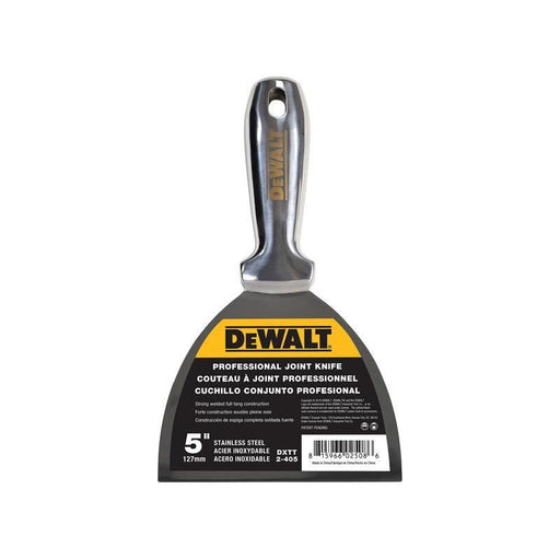 Dewalt Drywall Stainless Steel Jointing/Filling Knife 125mm (5in) DEWALT Drywall - RockBottom Northampton