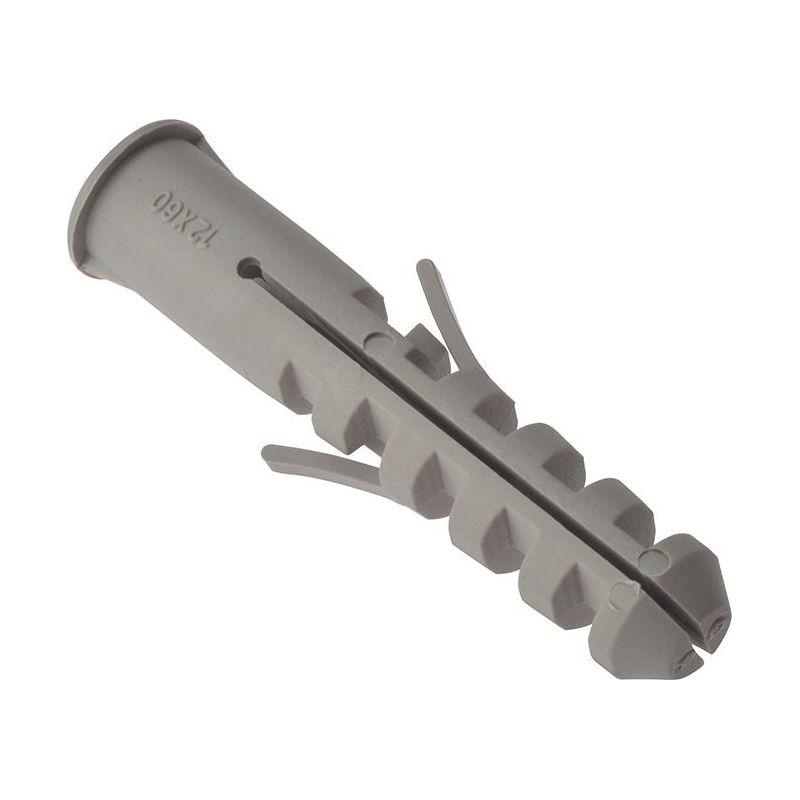 Forgefix Nylon Wall Plug Rimmed M12 x 60mm Bag 25 ForgeFix - RockBottom Northampton