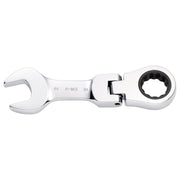 Draper HI-TORQ Metric Stubby Flexible Head Ratchet Combination Spanner, 19mm Draper - Town Tools