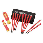 Draper XP1000 VDE Slimline Interchangeable Screwdriver Set (12 Piece) Draper - Town Tools 