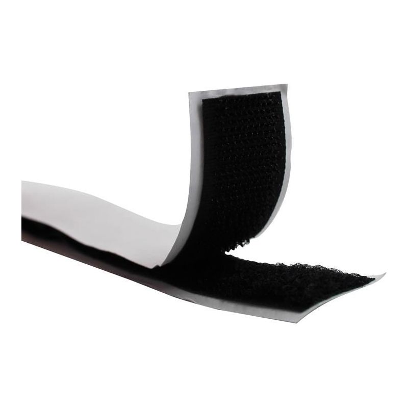 Faithfull Hook & Loop Self Adhesive Tape Black 20mm x 1m Faithfull - RockBottom Northampton