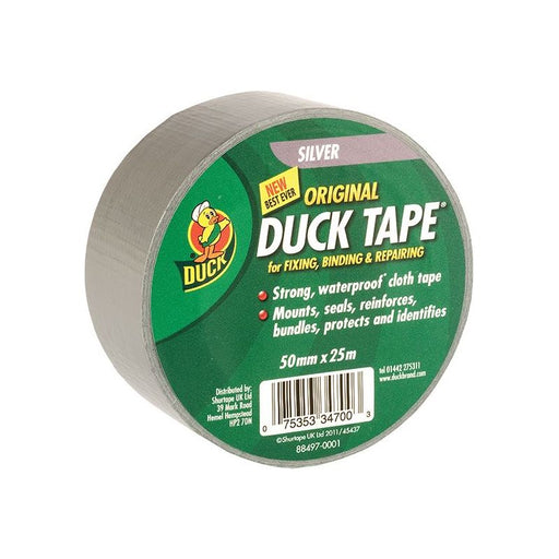 Shurtape Duck Tape® Original 50mm x 25m Silver Shurtape - RockBottom Nothampton