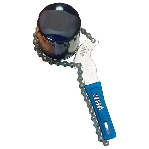 Draper Chain Oil Filter Wrench, 100mm 77584 Draper - Town Tools 