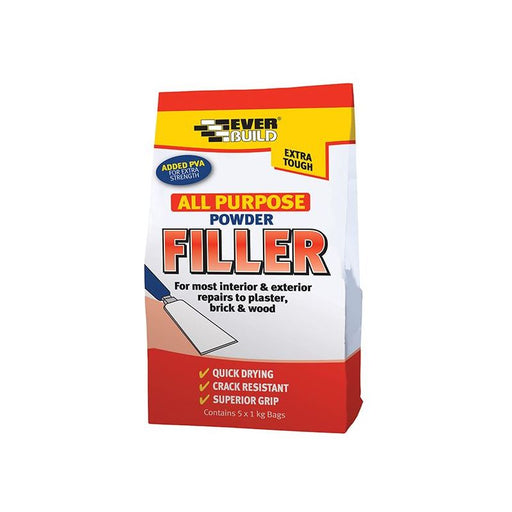 Everbuild Sika All Purpose Powder Filler 5kg Everbuild Sika - RockBottom Northamptin