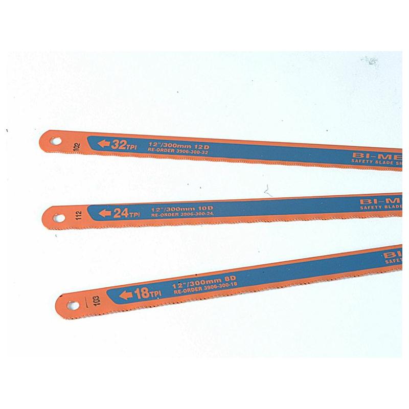 Bahco 3906 Sandflex Hacksaw Blades 300mm (12in) (8, 24 & 32 TPI) (Pack 3) Bahco - RockBottom Northampton